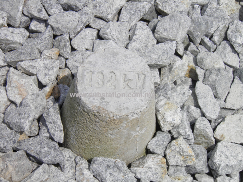 Concrete Cable Marker round
